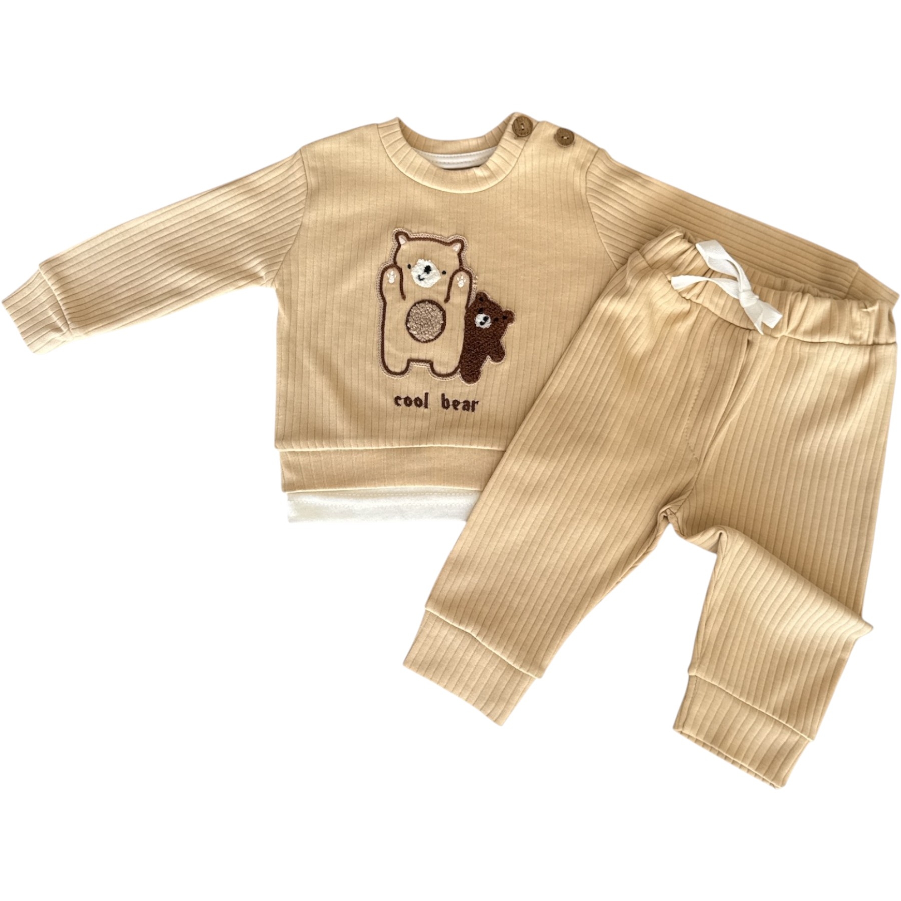 RAPORLU COOL BEAR TAKIM 6 Ay,12 Ay,18 Ay Erkek