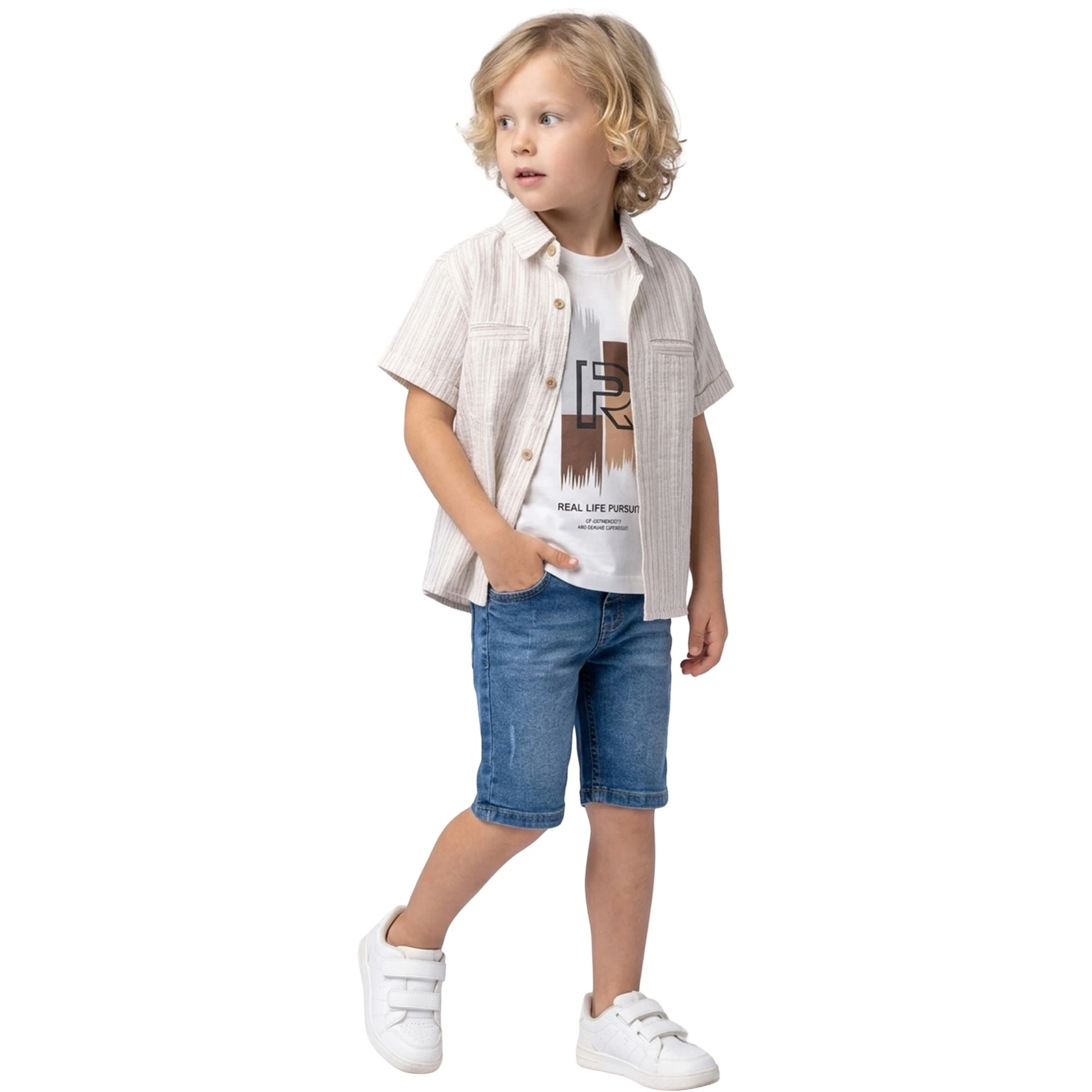 REAL LIFE GÖMLEKLİ 3'LÜ TAKIM 2Y,3Y,4Y,5Y Erkek