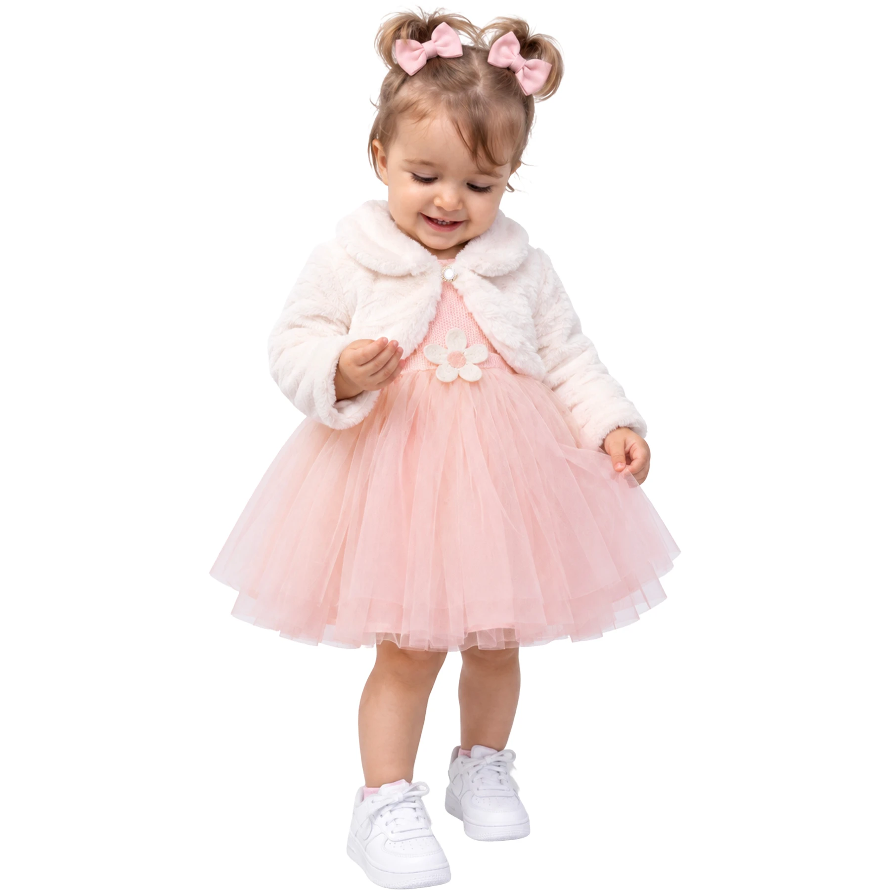 RENKLİ TÜL ELBİSE  9 Ay,12 Ay,18 Ay,2Y Kız