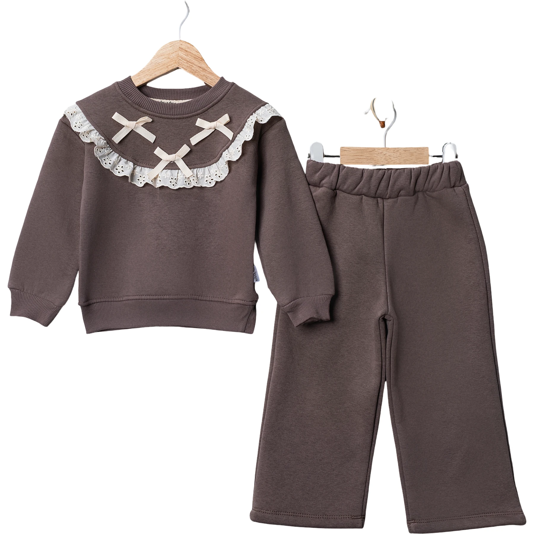 ROBA DANTELLİ AKSESUARLI KIZ TAKIM 2Y,3Y,4Y,5Y Kız