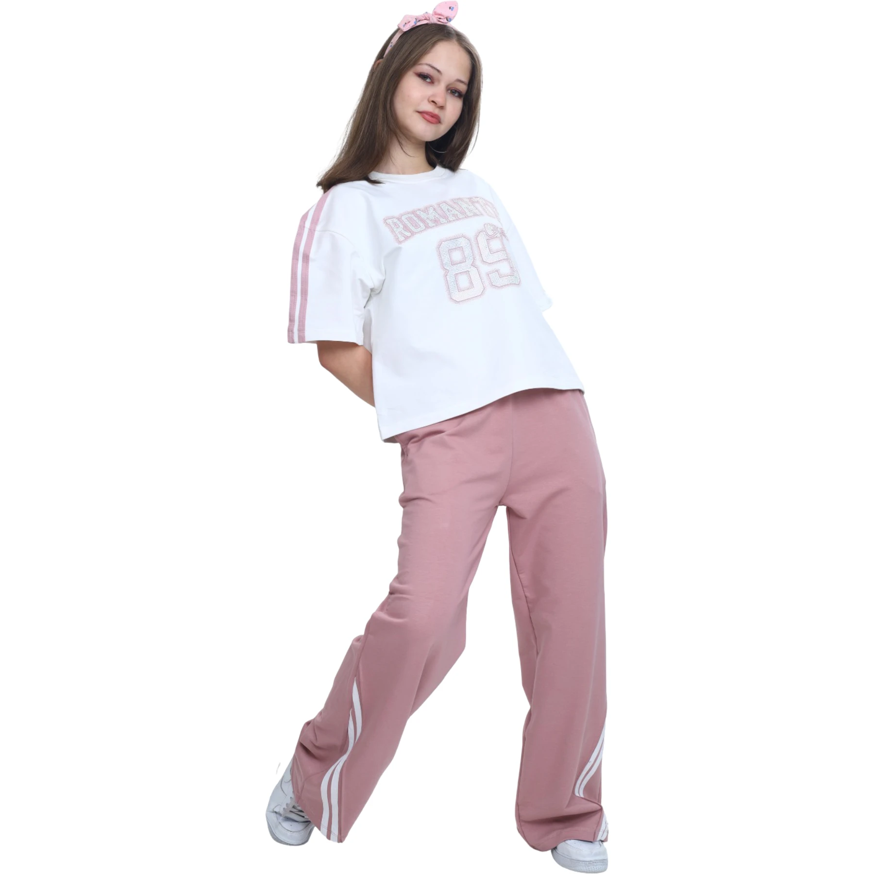 ŞERİTLİ TAŞLI TAKIM 8Y,10Y,12Y,14Y,16Y Kız