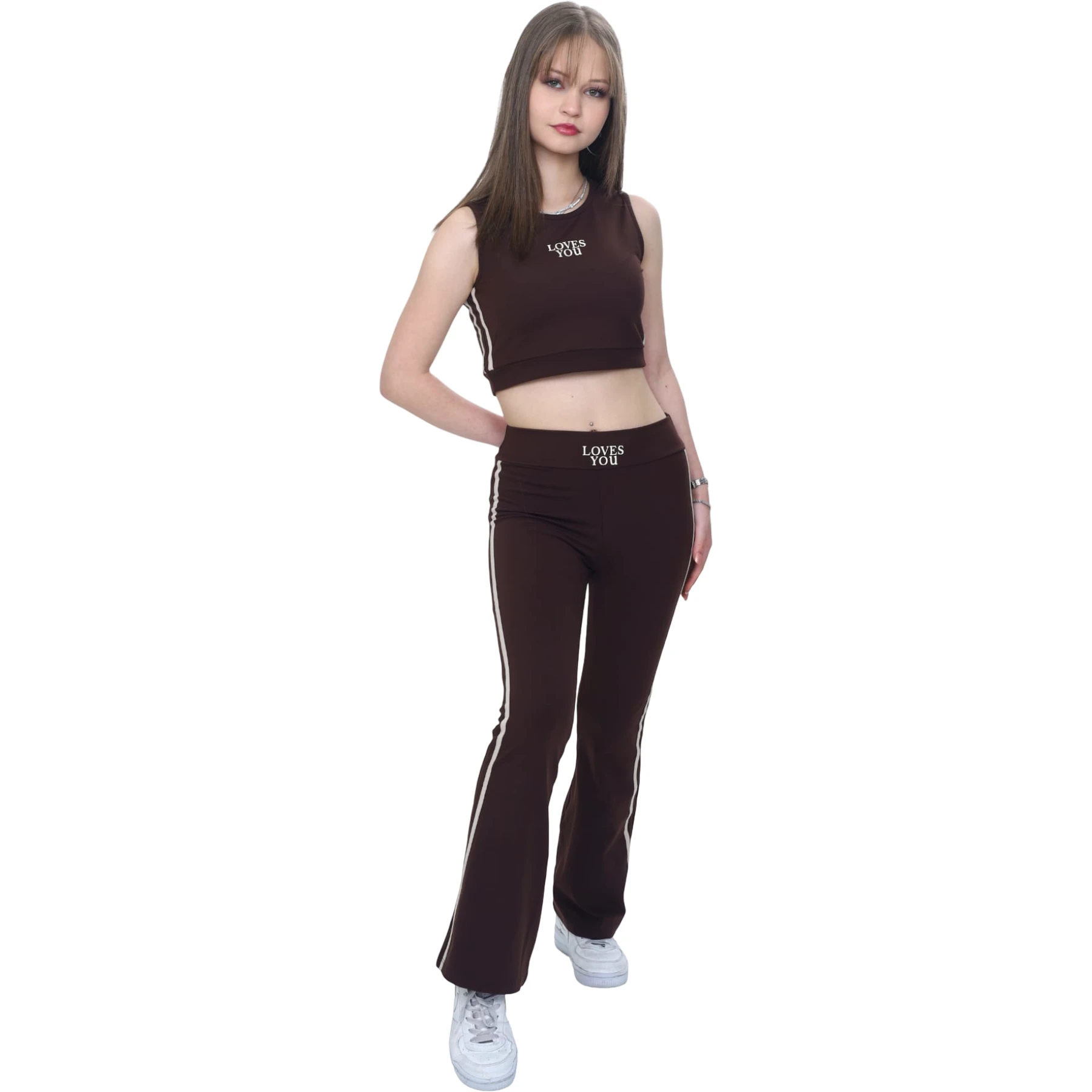 ŞERİTLİ TAYT TAKIM 8Y,10Y,12Y,14Y,16Y Kız