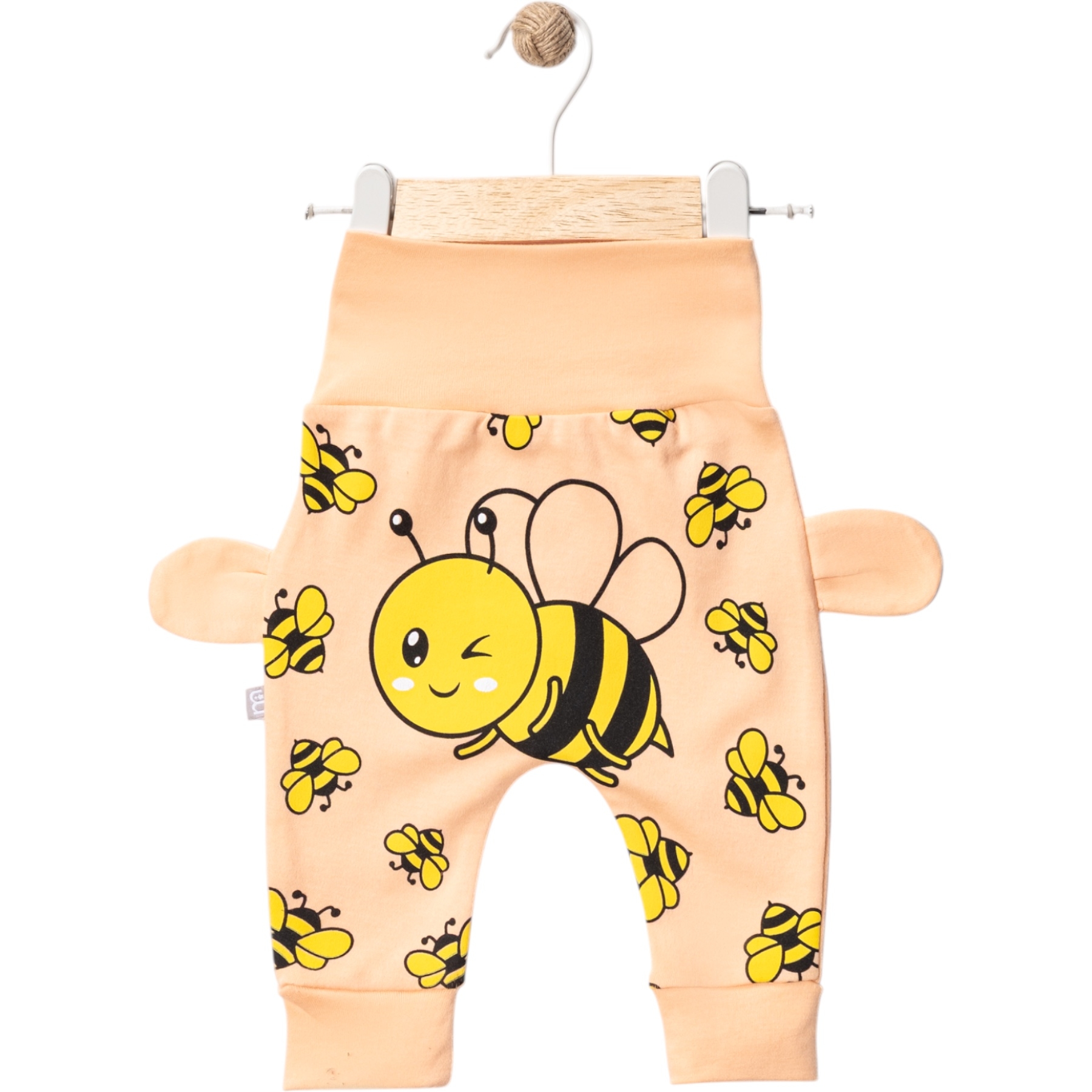 SEVİMLİ ARILI BASKILI KULAKLI TEKALT  1 Ay,2 Ay,3 Ay,6 Ay,9 Ay,12 Ay Kız