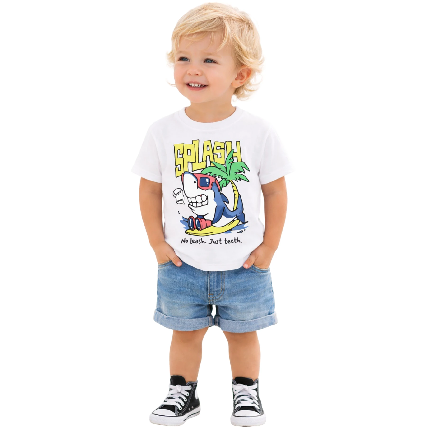 SPLASH BASKILI TİŞÖRT BADİ 2Y,3Y,4Y,5Y Erkek