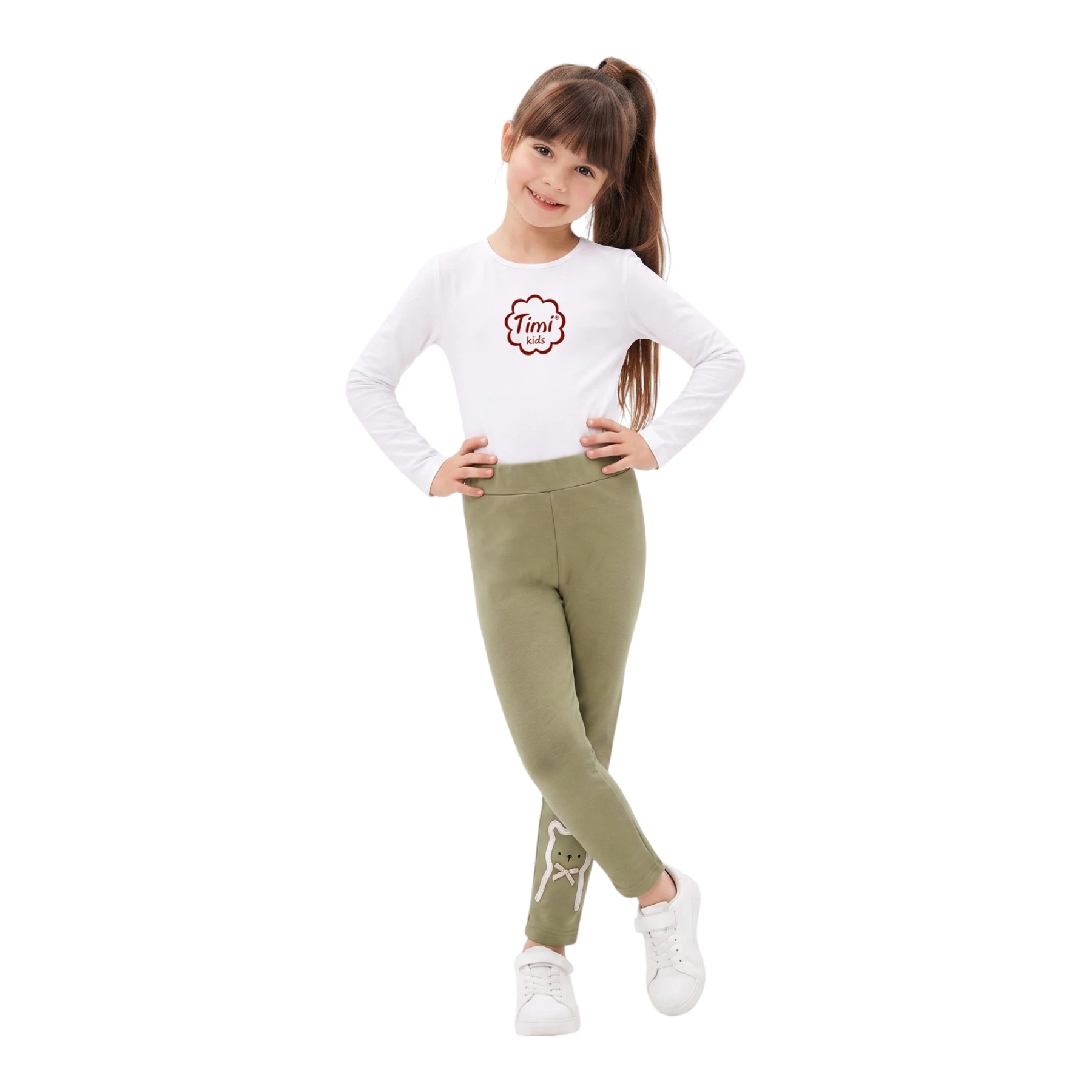 SÜZENE AYICIK 3İP TAYT 4Y,5Y,6Y,7Y,8Y,9Y Kız
