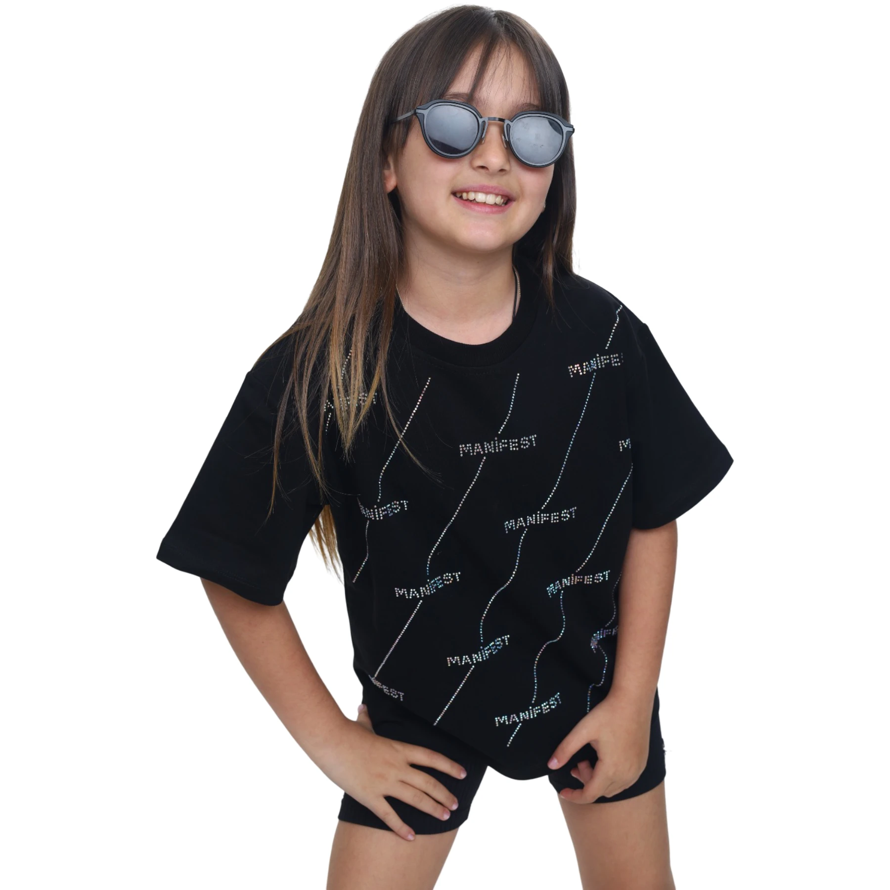 TAŞLI ÇOCUK TSHIRT 4Y,5Y,6Y,7Y,8Y Kız