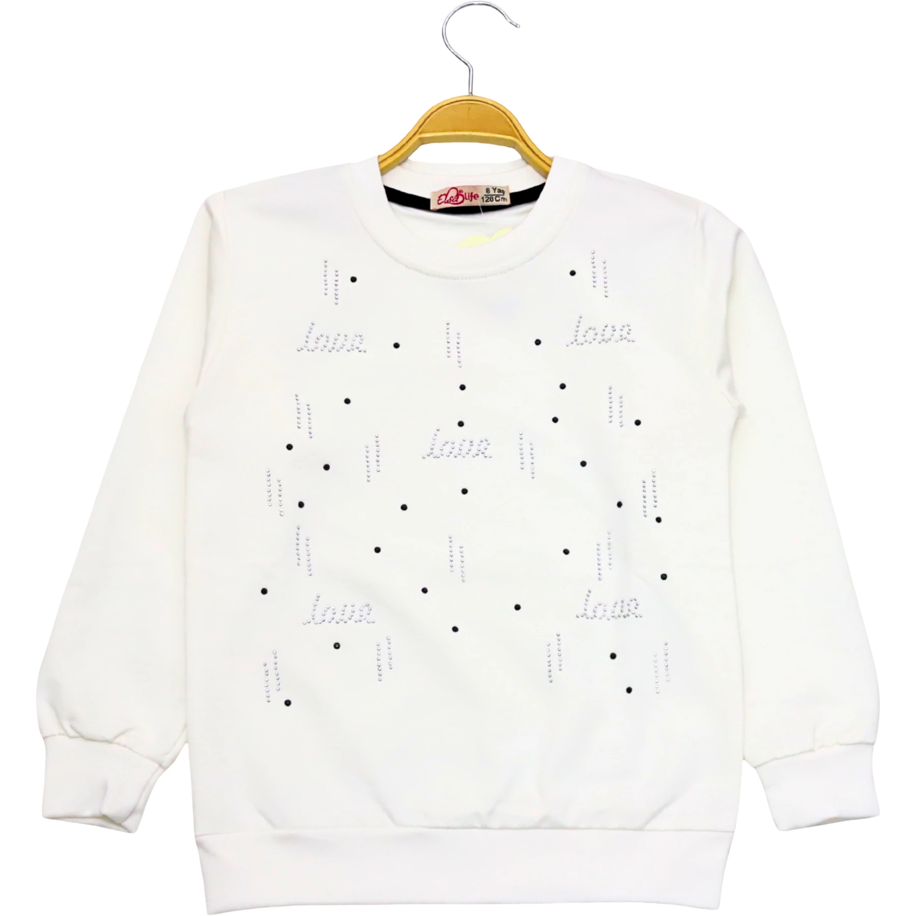 TAŞLI SWEAT 6Y,5Y,7Y,8Y Kız