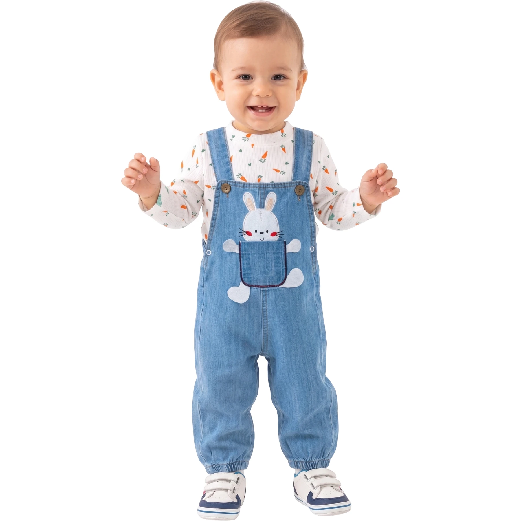 TAVŞAN NAKIŞLI SALOPET 6 Ay,12 Ay,18 Ay,2Y Erkek