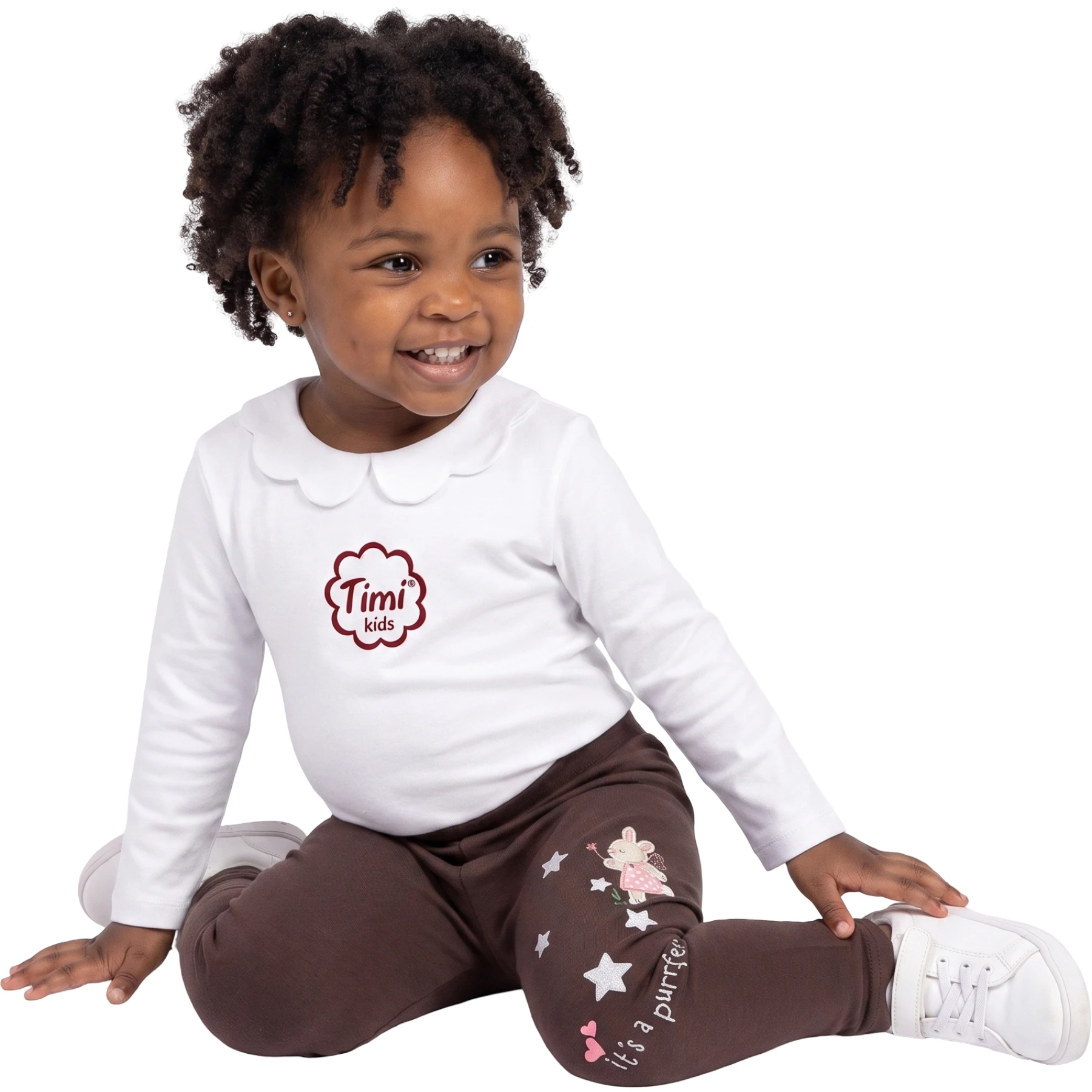 TAVŞAN YILDIZ BASKI 2İP TAYT 12 Ay,2Y,3Y,4Y Kız