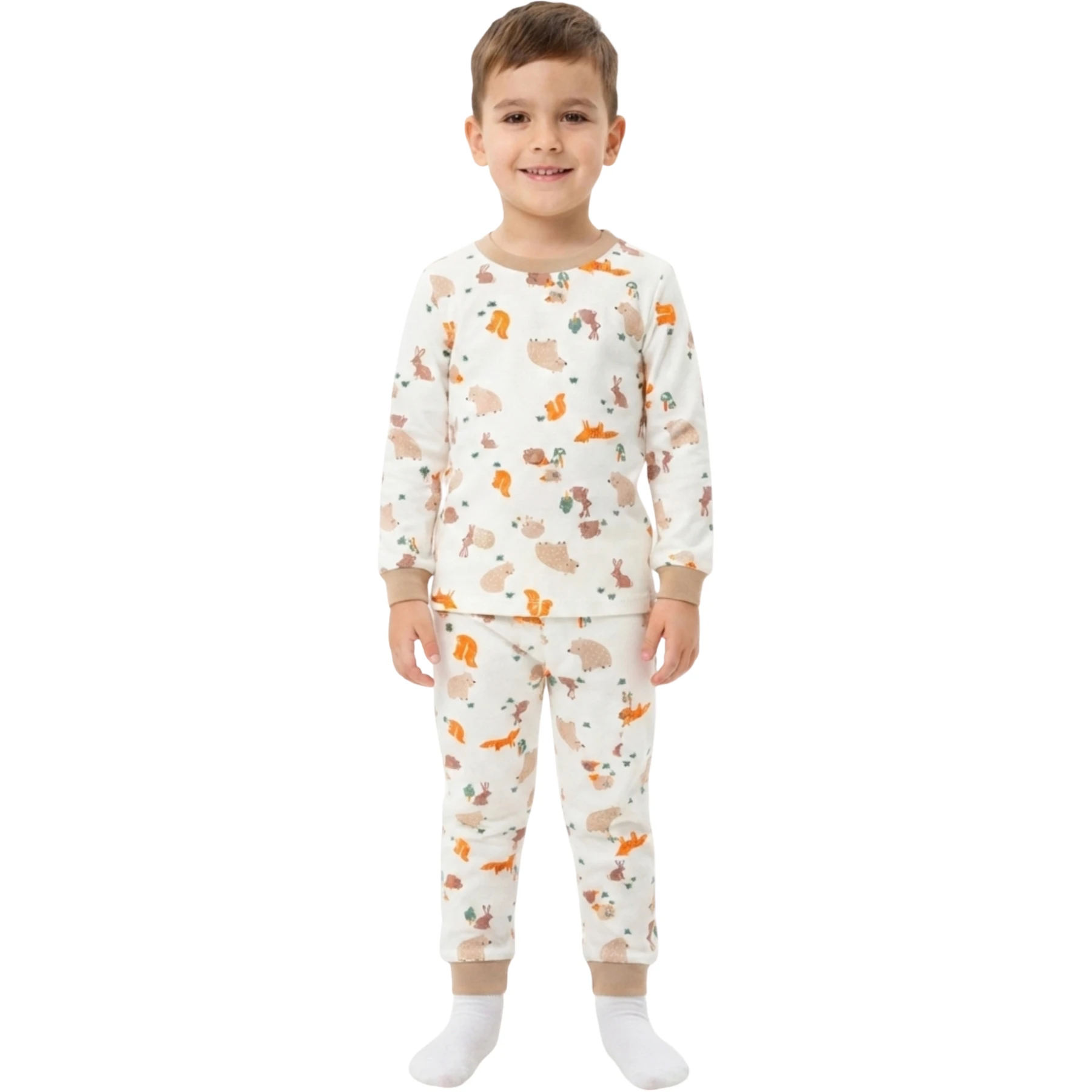 TİLKİLİ AYI PİJAMA TAKIMI 10Y,11Y,12Y Erkek