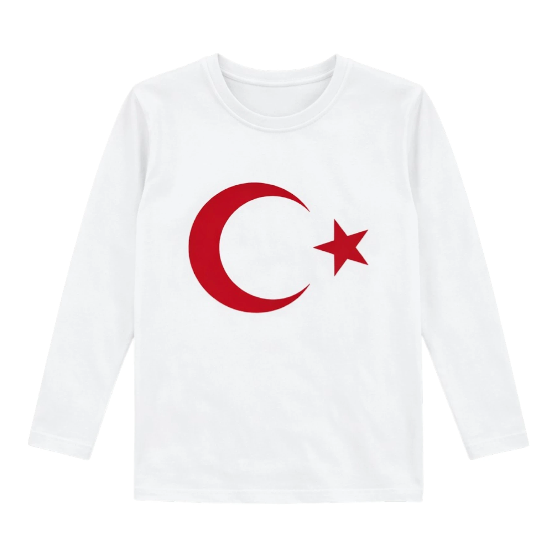 TÜRK BAYRAĞI BASKILI UZUN KOL SWEAT 10Y,11Y,12Y,13Y Uni