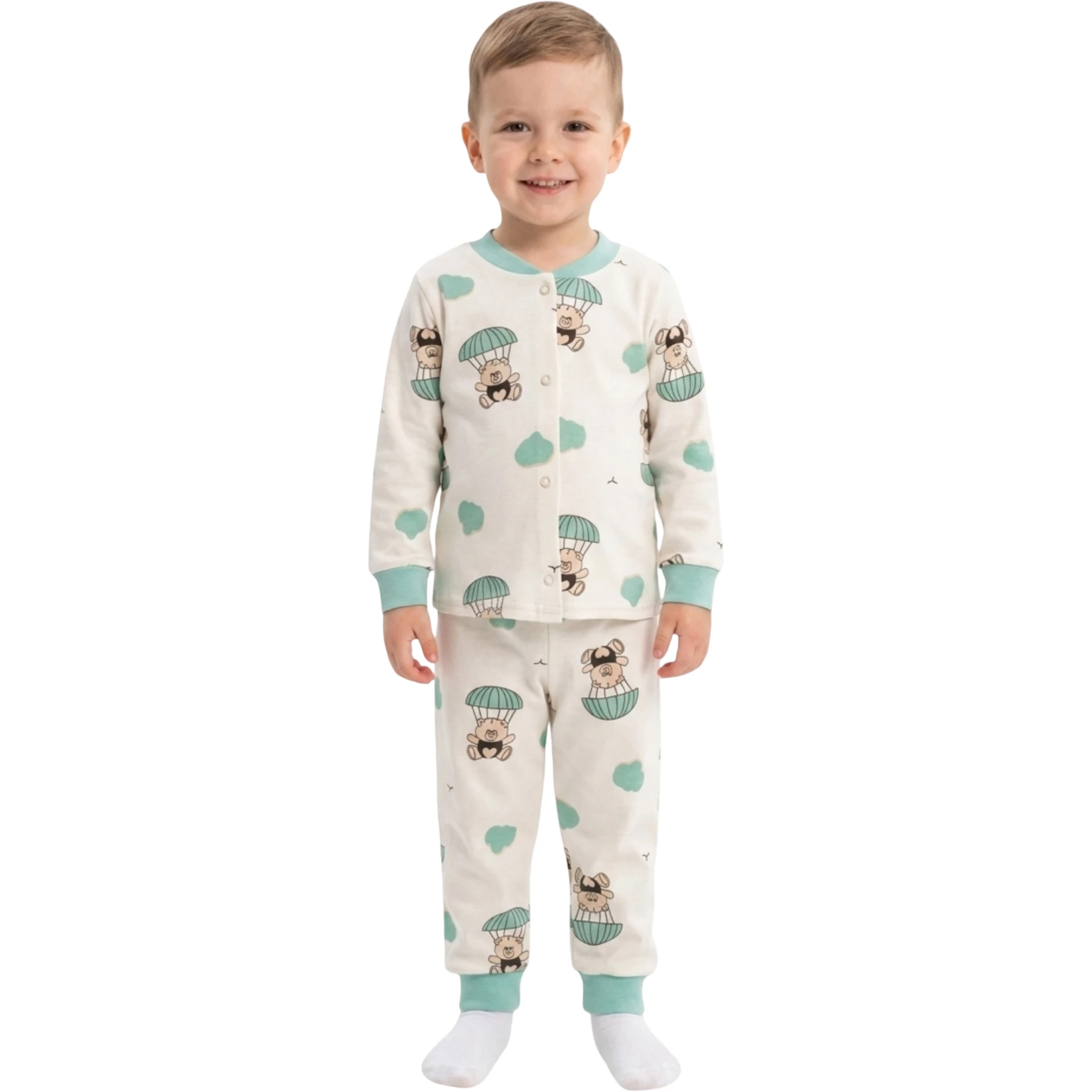 UÇAN AYI ÇITÇITLI PİJAMA 3Y,4Y,5Y,6Y Uni