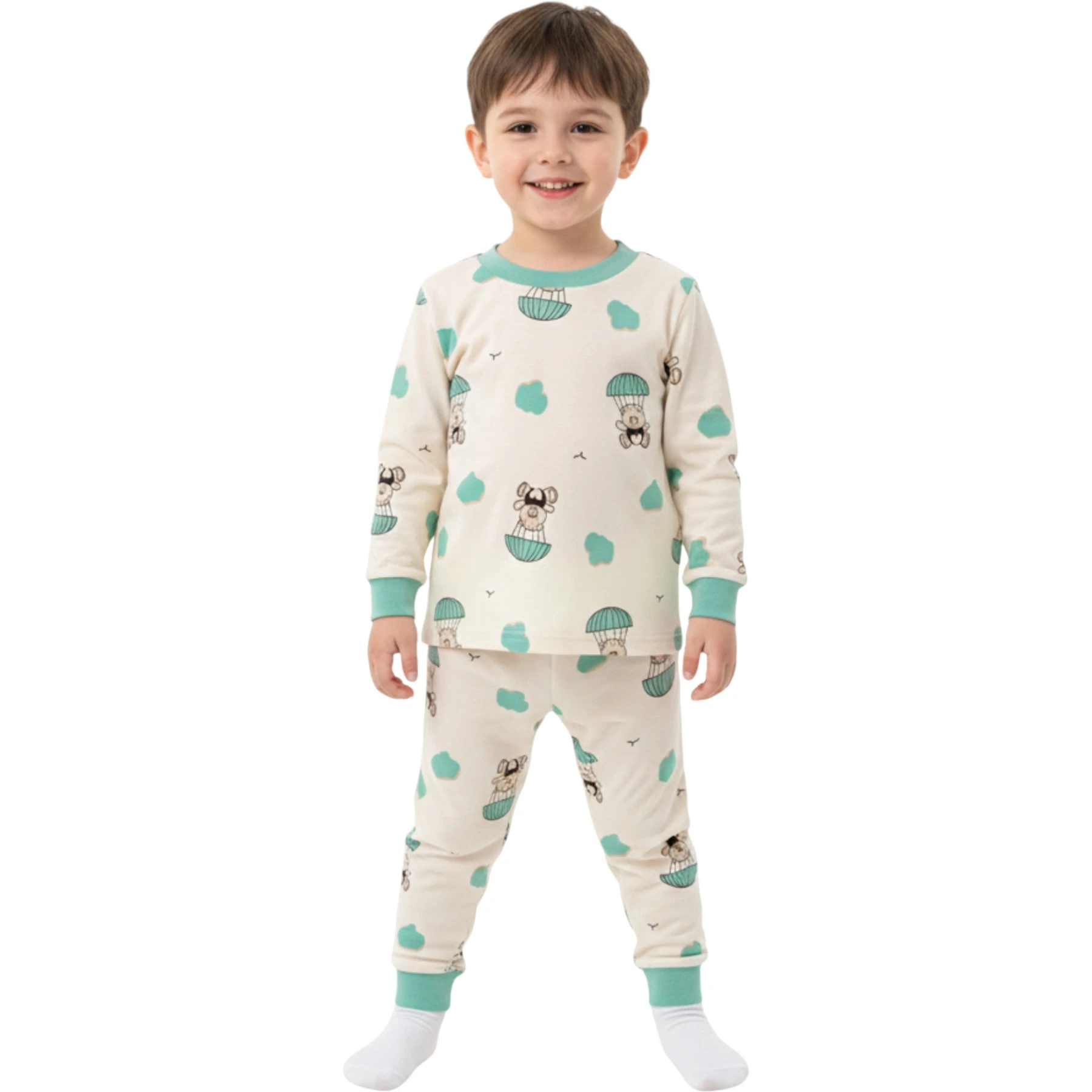UÇAN AYI PİJAMA 3Y,4Y,5Y,6Y Uni
