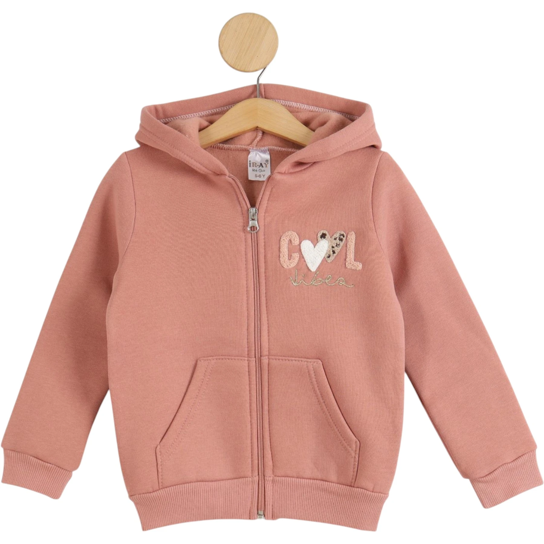 ÜÇİPLİK COOL KIZ HIRKA 5Y,6Y,7Y,8Y Kız