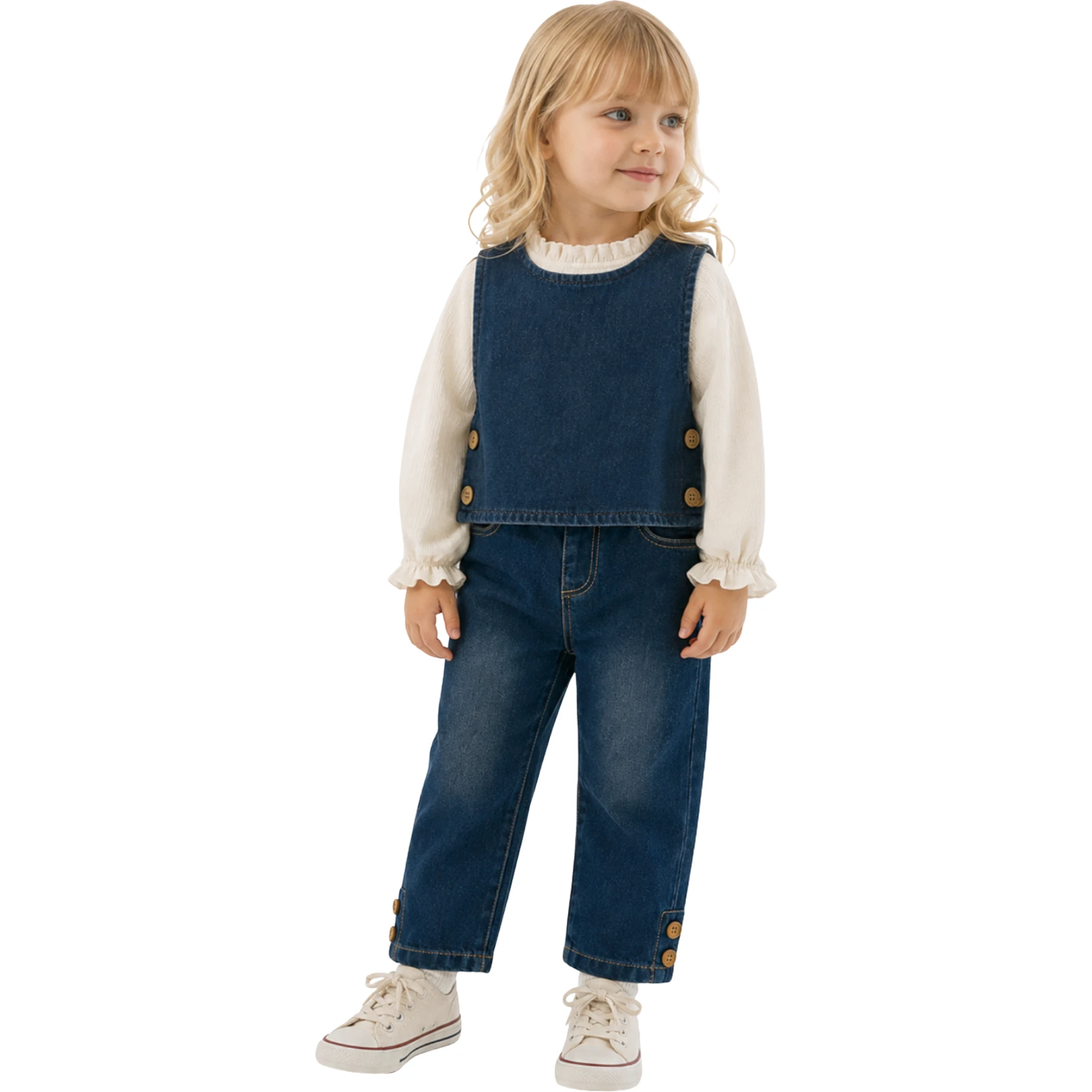 ÜÇLÜ KOT TAKIM 12 Ay,2Y,3Y,4Y Kız