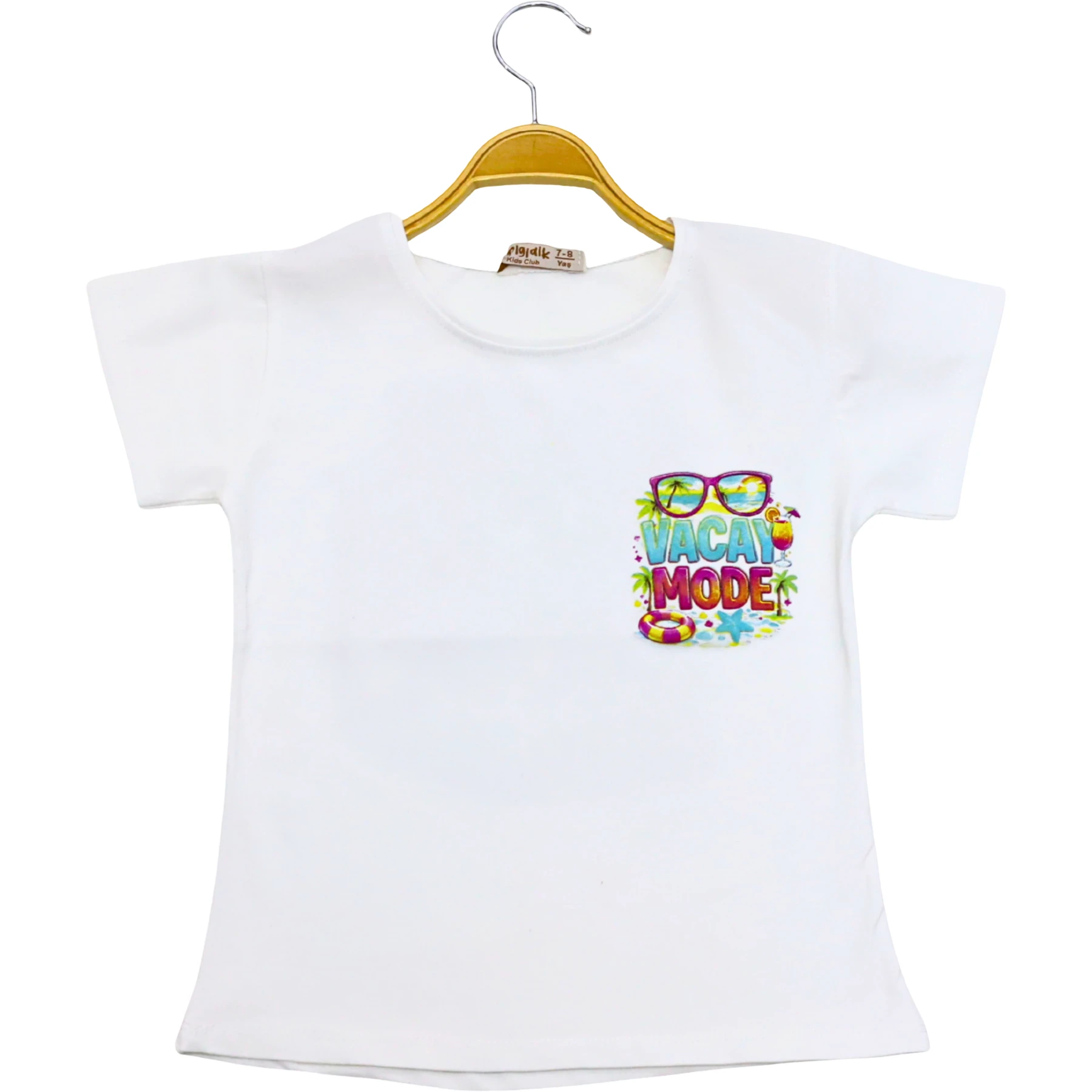 VACAY MODE TSHİRT  3Y,5Y,7Y,9Y,11Y Kız