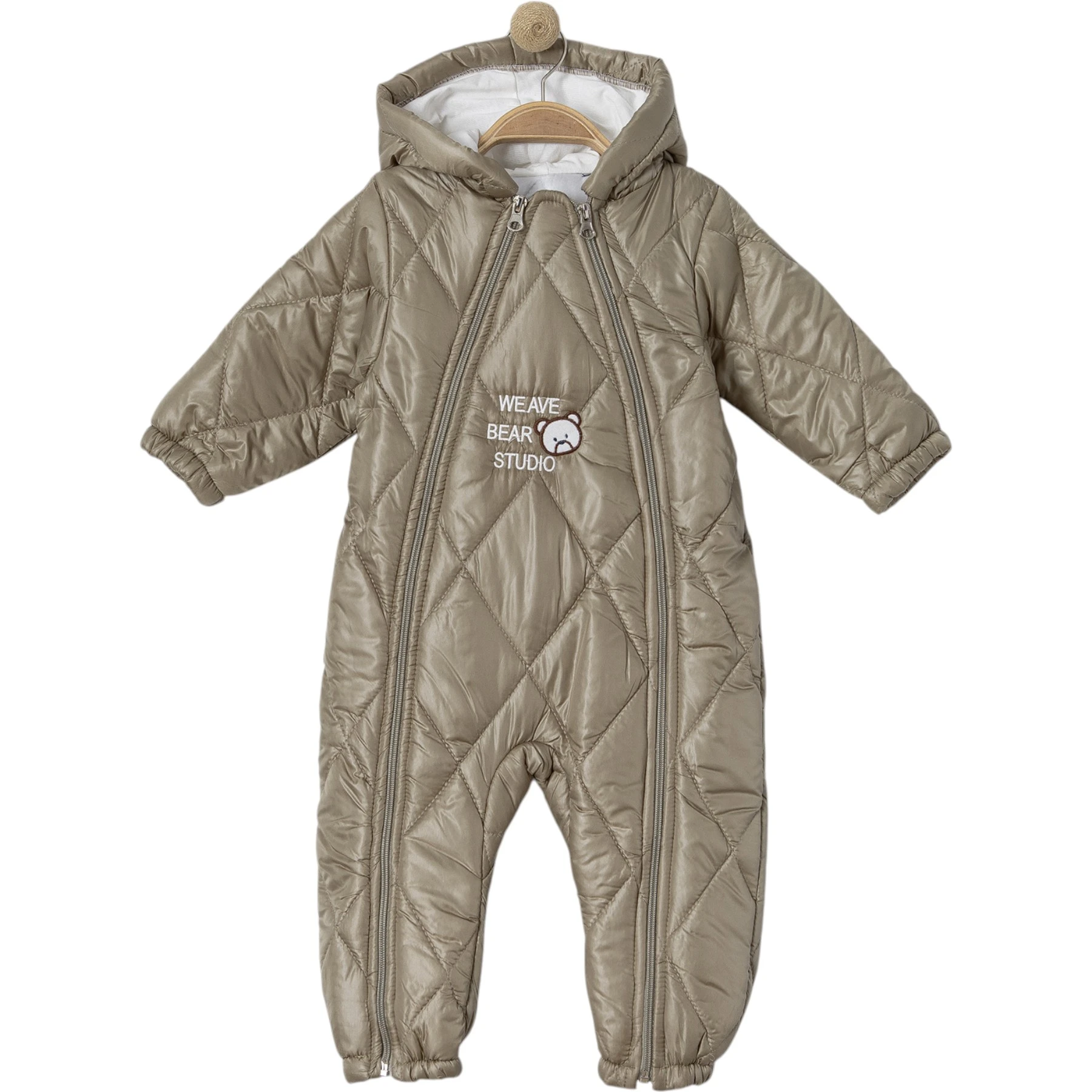 WEAVE BEAR STUDIO NAKIŞLI İKİ FERMUARLI TULUM 9 Ay,12 Ay,18 Ay,2Y Erkek
