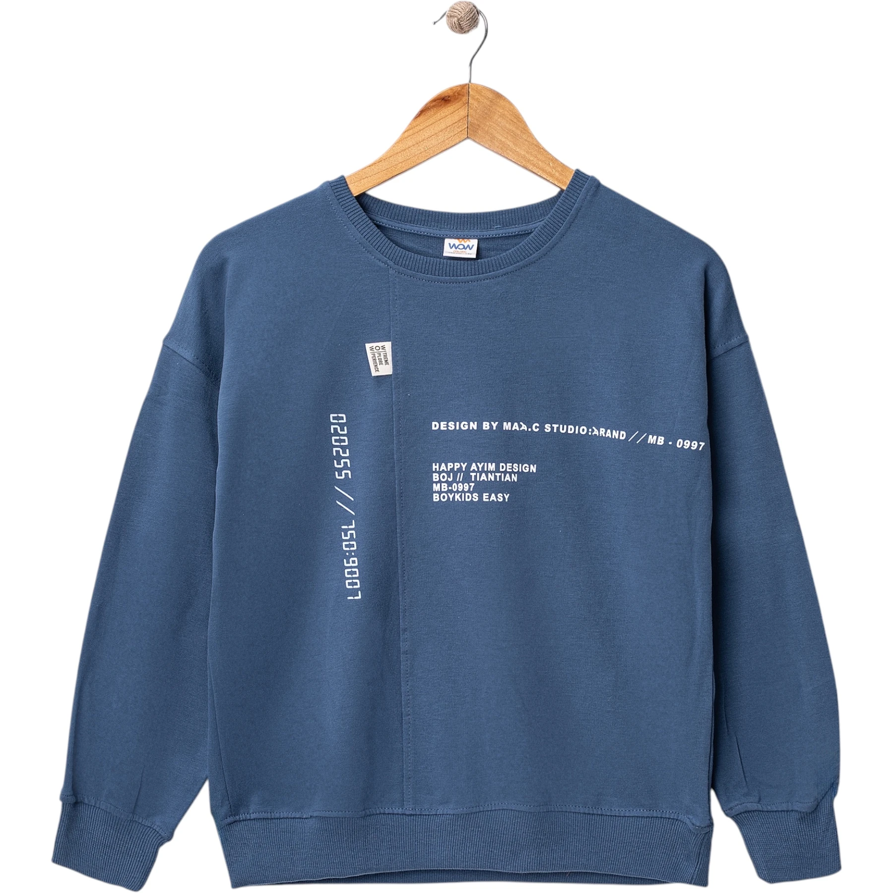 WOW ETİKETLİ YAZILI SWEAT 9Y,10Y,11Y,12Y Erkek