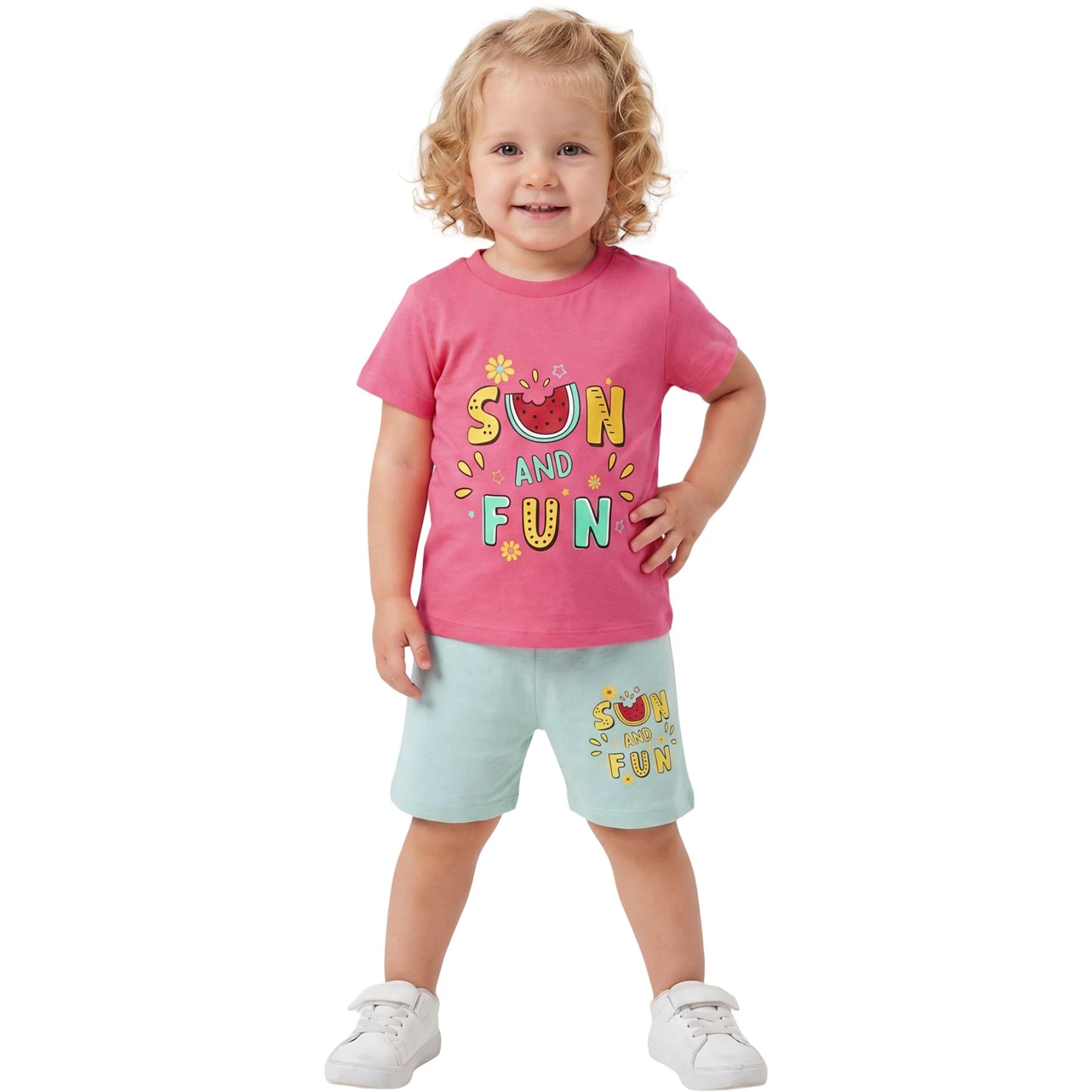 YAZLIK KIZ BEBE TAKIMI 12 Ay,2Y,3Y,4Y Kız