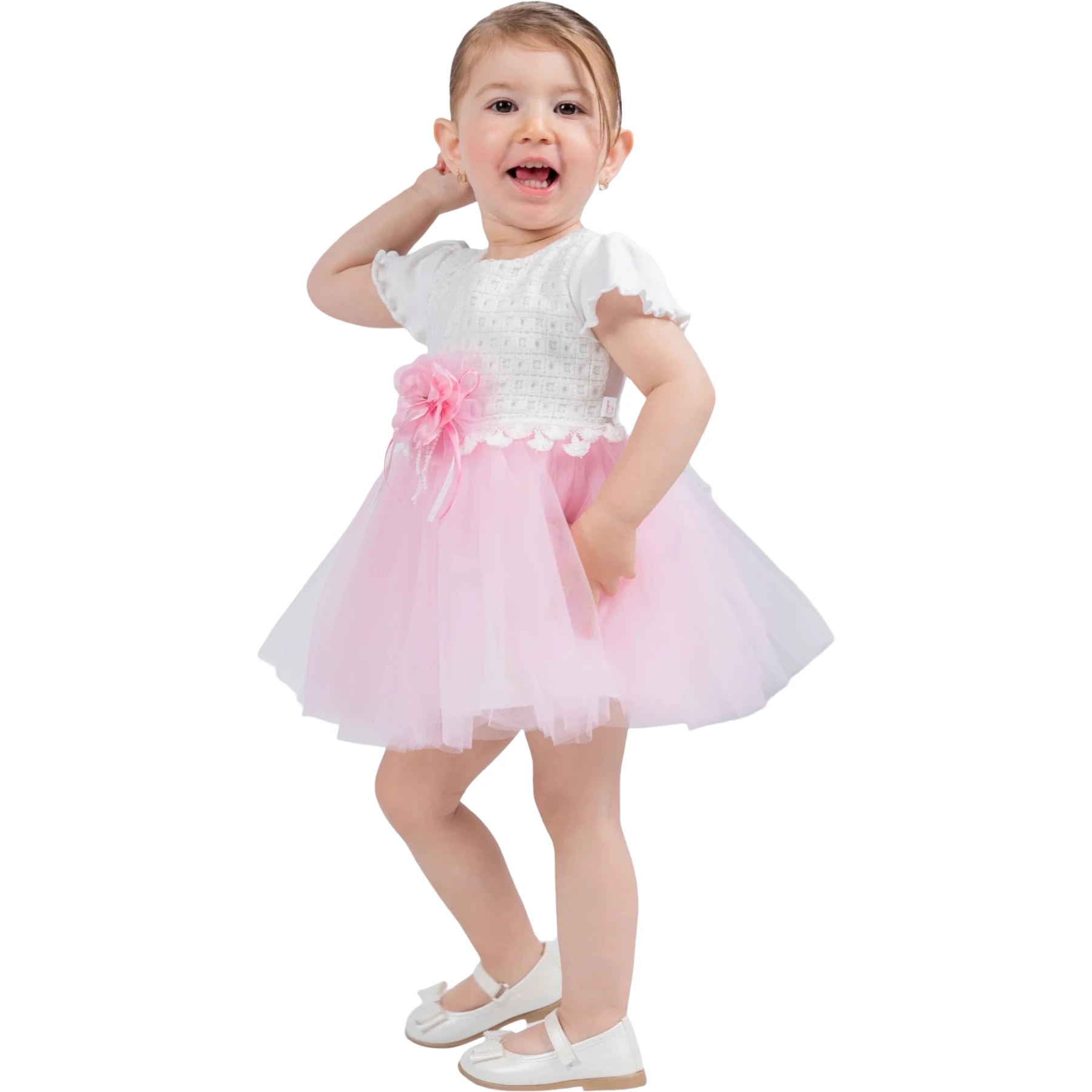 YAZLIK KULE DANTELLİ ELBİSE 9 Ay,12 Ay,18 Ay Kız