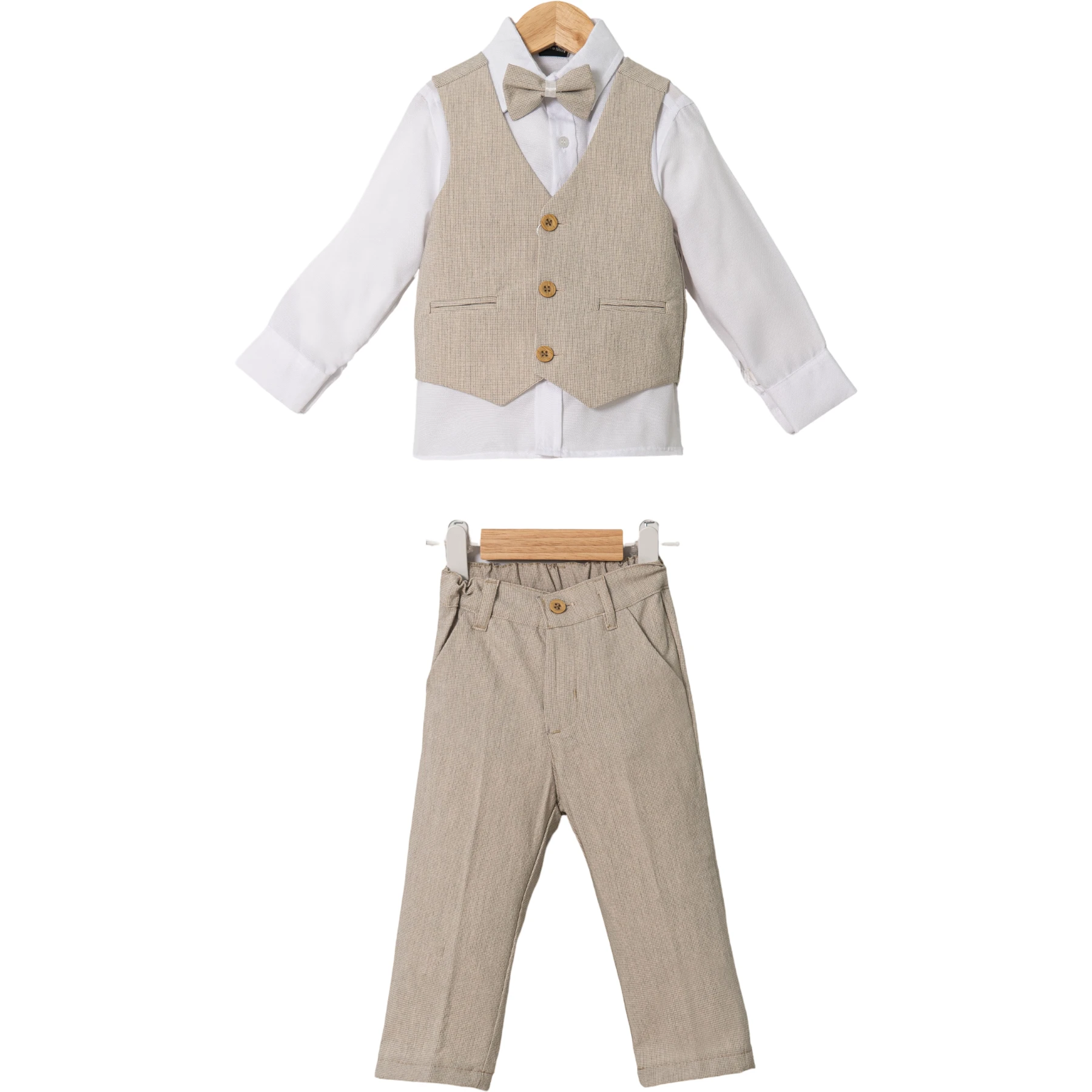 YELEKLİ 3LÜ TAKIM  2Y,3Y,4Y,5Y Erkek