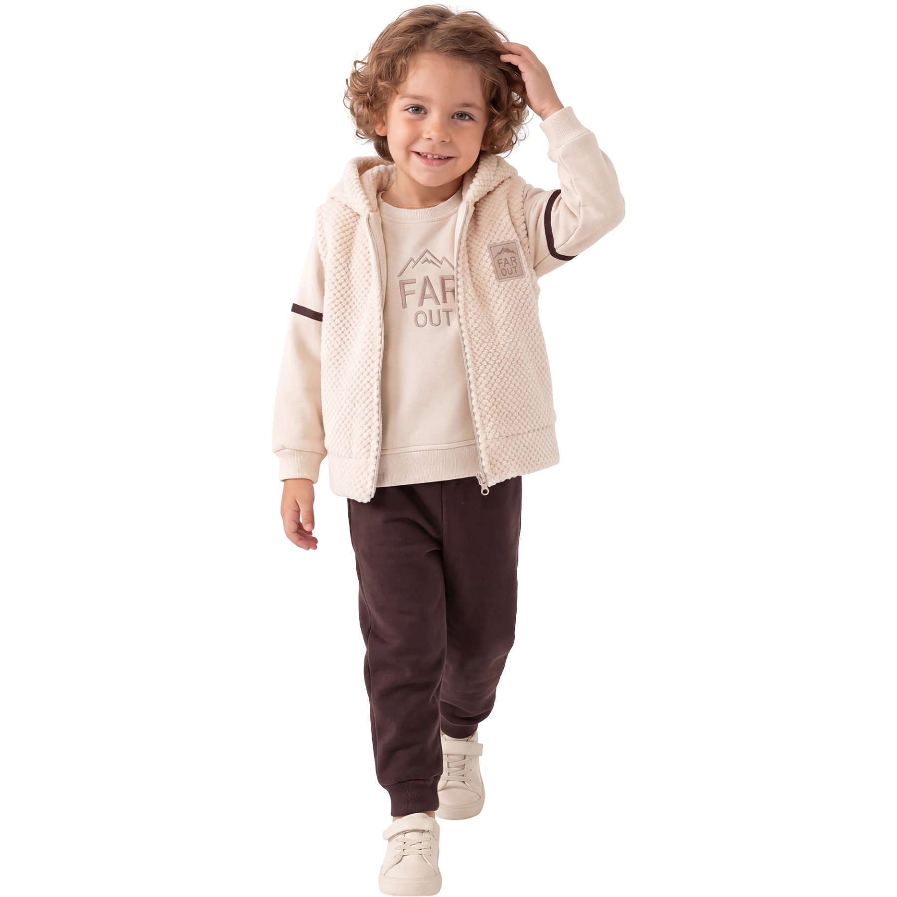 YELEKLİ NAKIŞLI 3 LÜ ERKEK TAKIM 2Y,3Y,4Y,5Y Erkek
