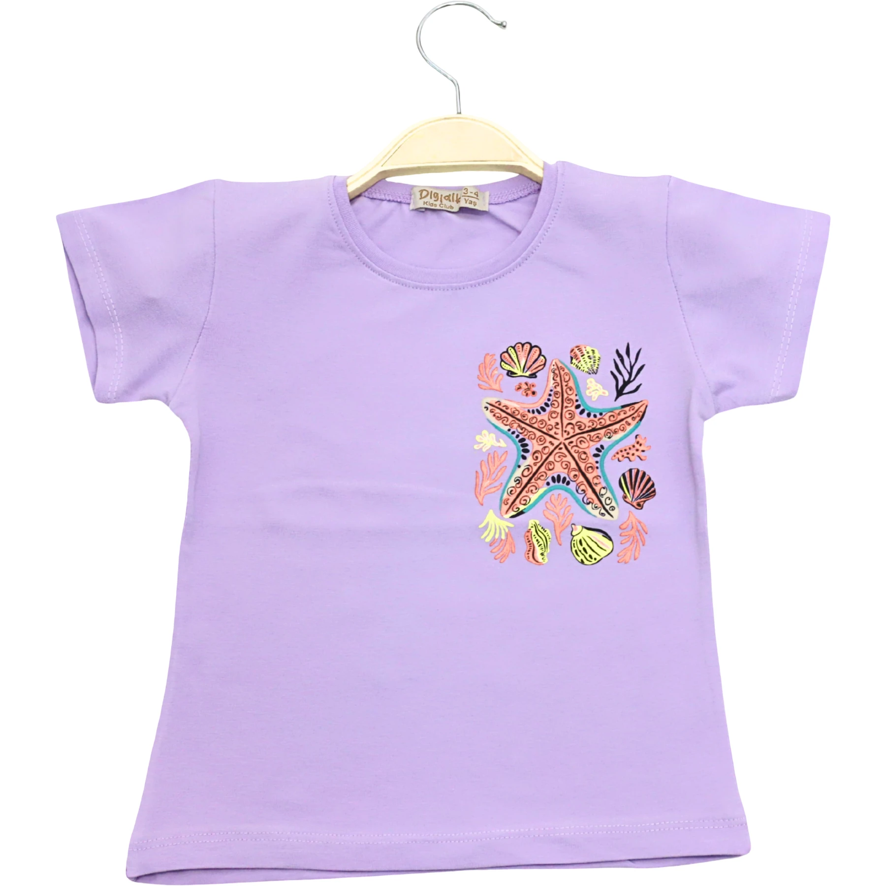 YILDIZ TSHİRT 3Y,5Y,7Y,9Y,11Y Kız