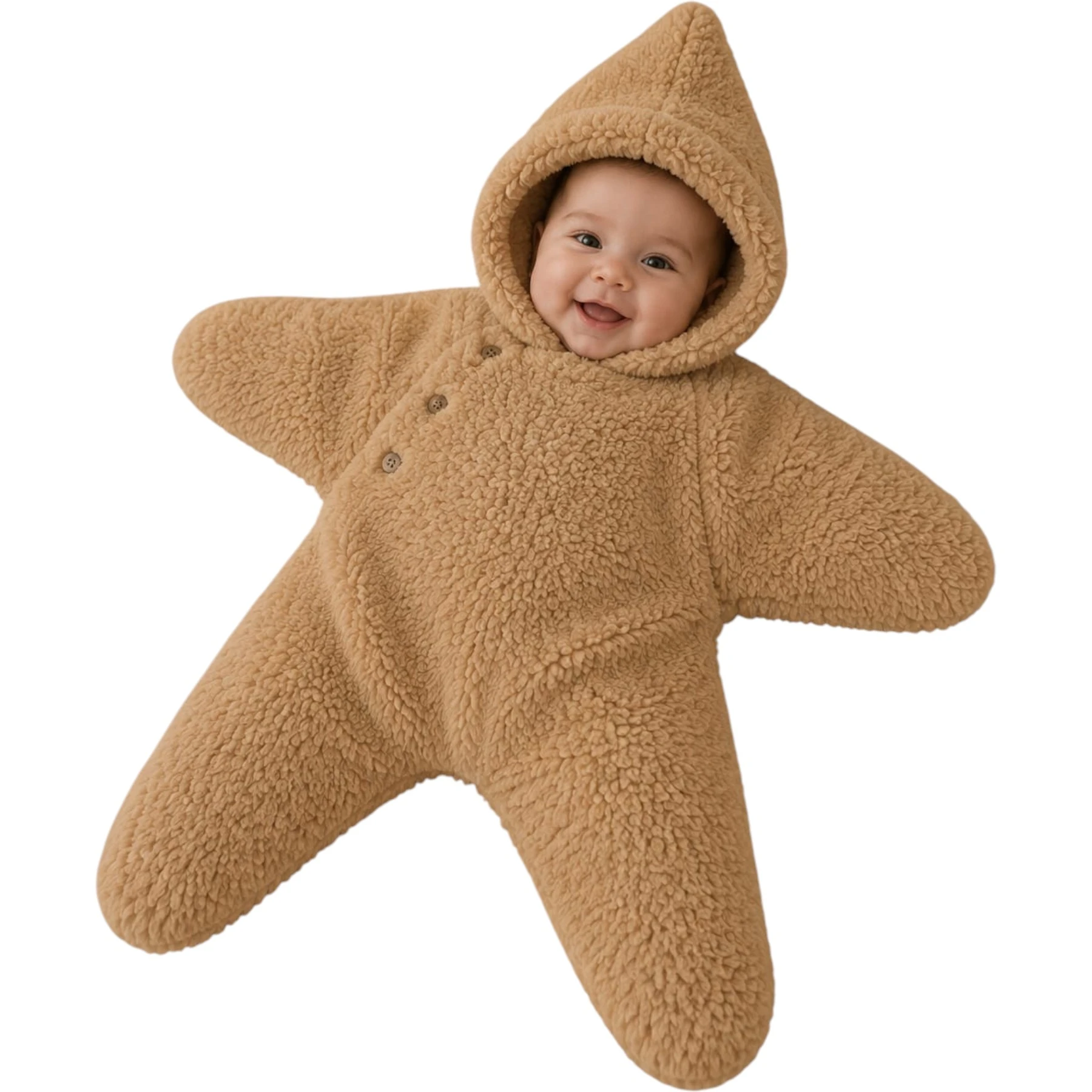 YILDIZLI BEBE KUNDAK 3 Ay,6 Ay,9 Ay Uni