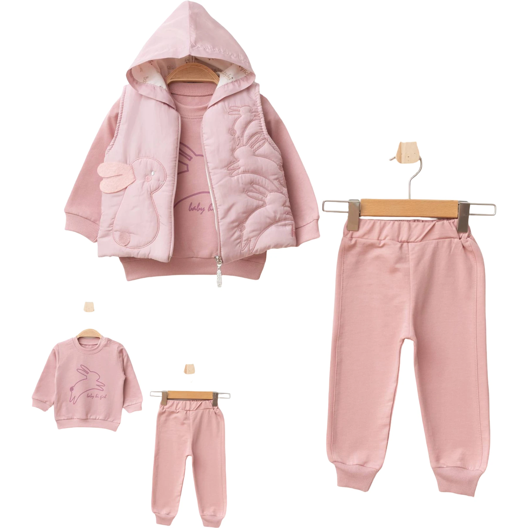 ZIP ZIP KAPİTONE MİCRO 3 LÜ TKM 9 Ay,12 Ay,18 Ay Kız