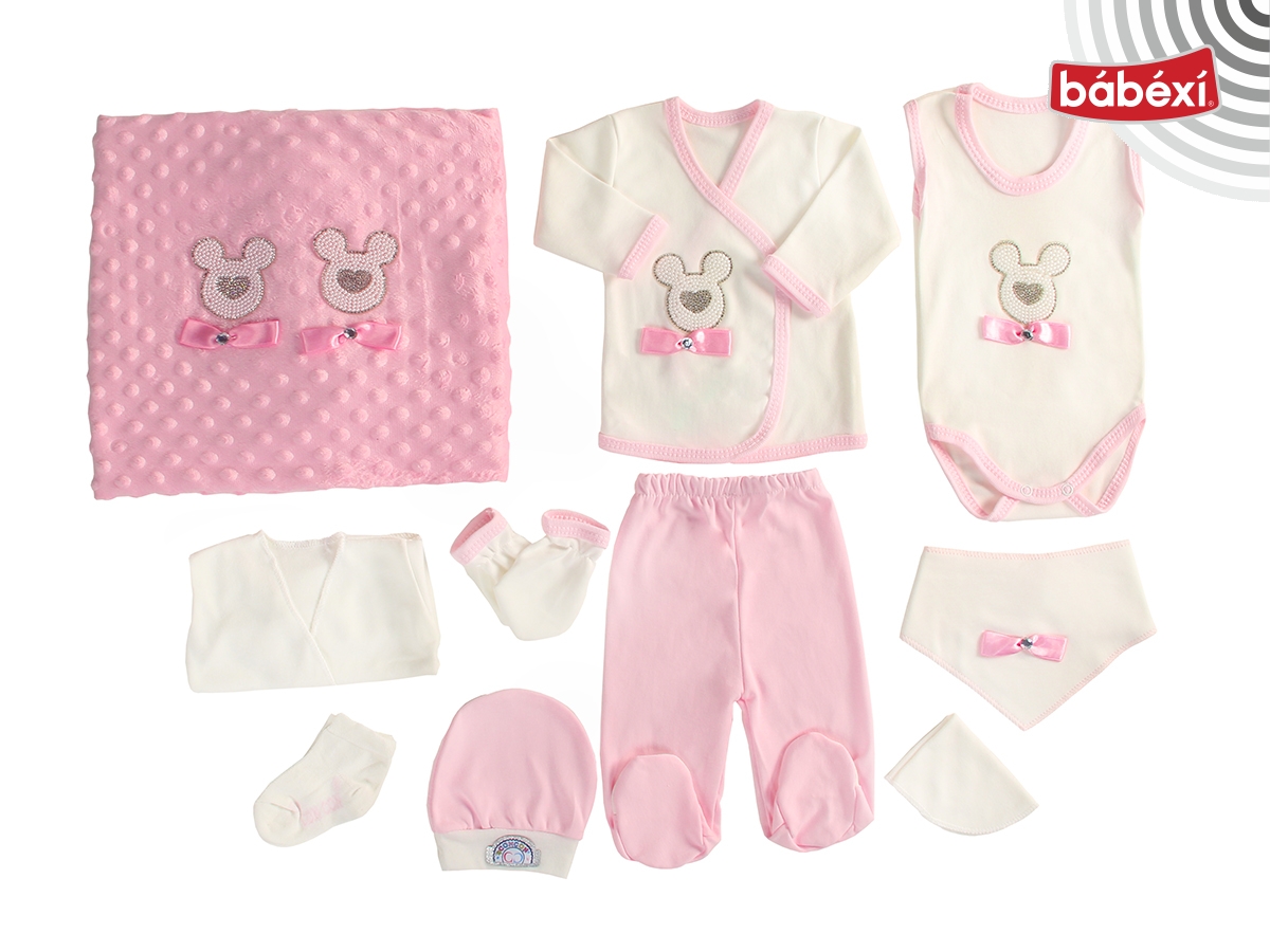 10 Lu Nohutlu Miki Taşlı Set  Uni