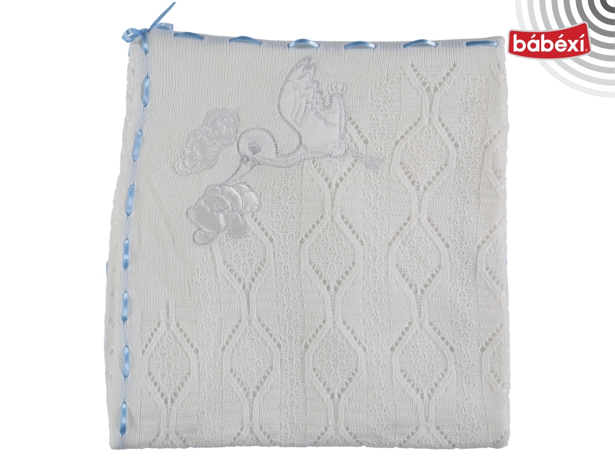 TRİKO WELSOFT LEYLEKLİ BATTANİYE 80*95 CM