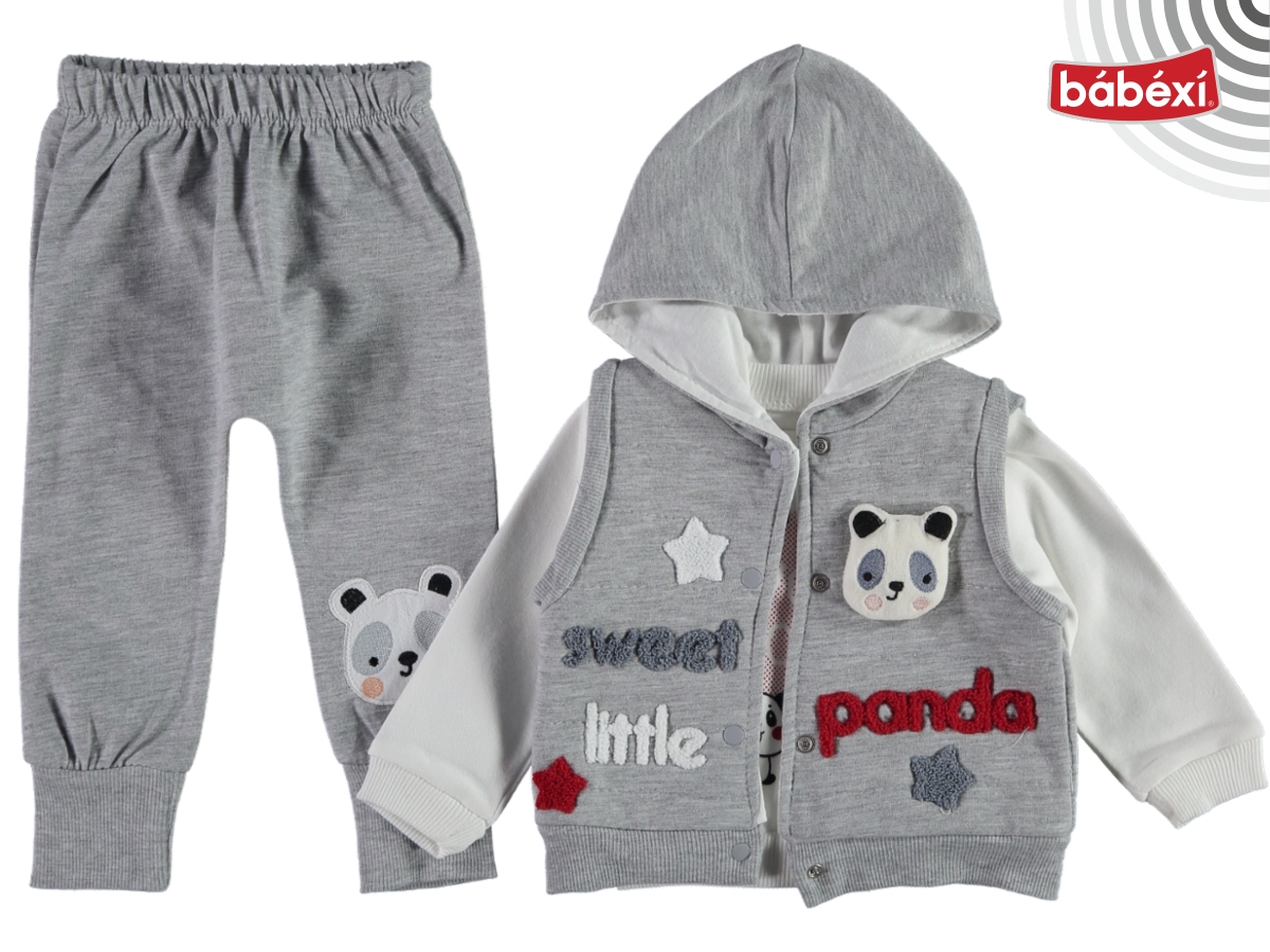SWEAT PANDA KAPİTONE TKM 6 Ay,12 Ay,18 Ay Erkek