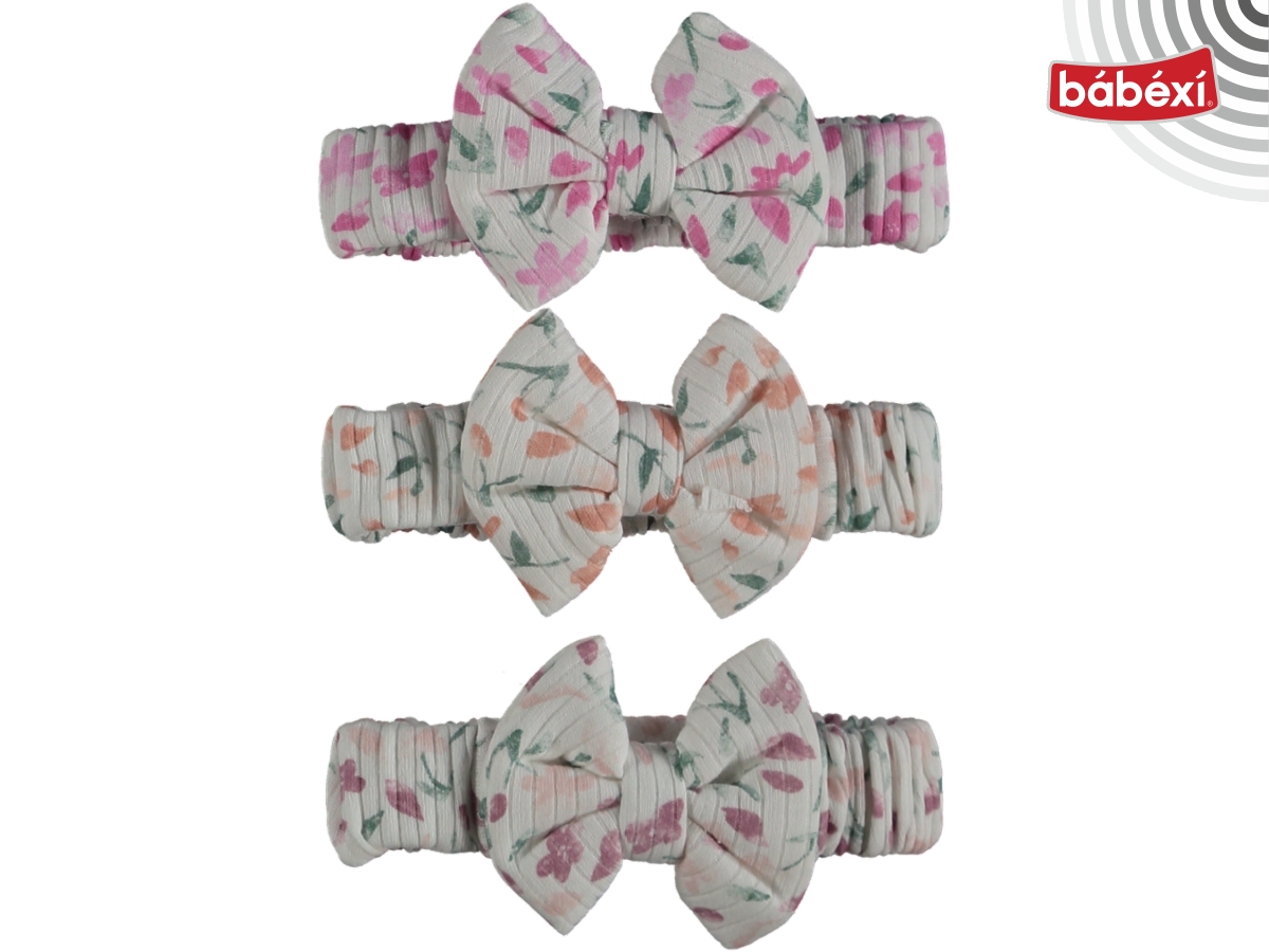 CAP&MORE SAÇ BANDI LASTİKLİ LALE FİYONK  3 Ay,6 Ay,9 Ay,12 Ay,18 Ay Kız