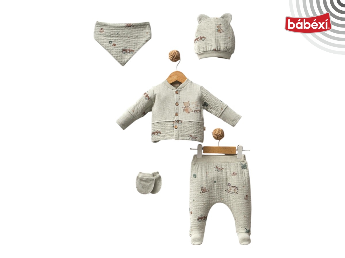 Racer Bear Erkek Bebek 5’li Set 1 Ay,3 Ay Erkek