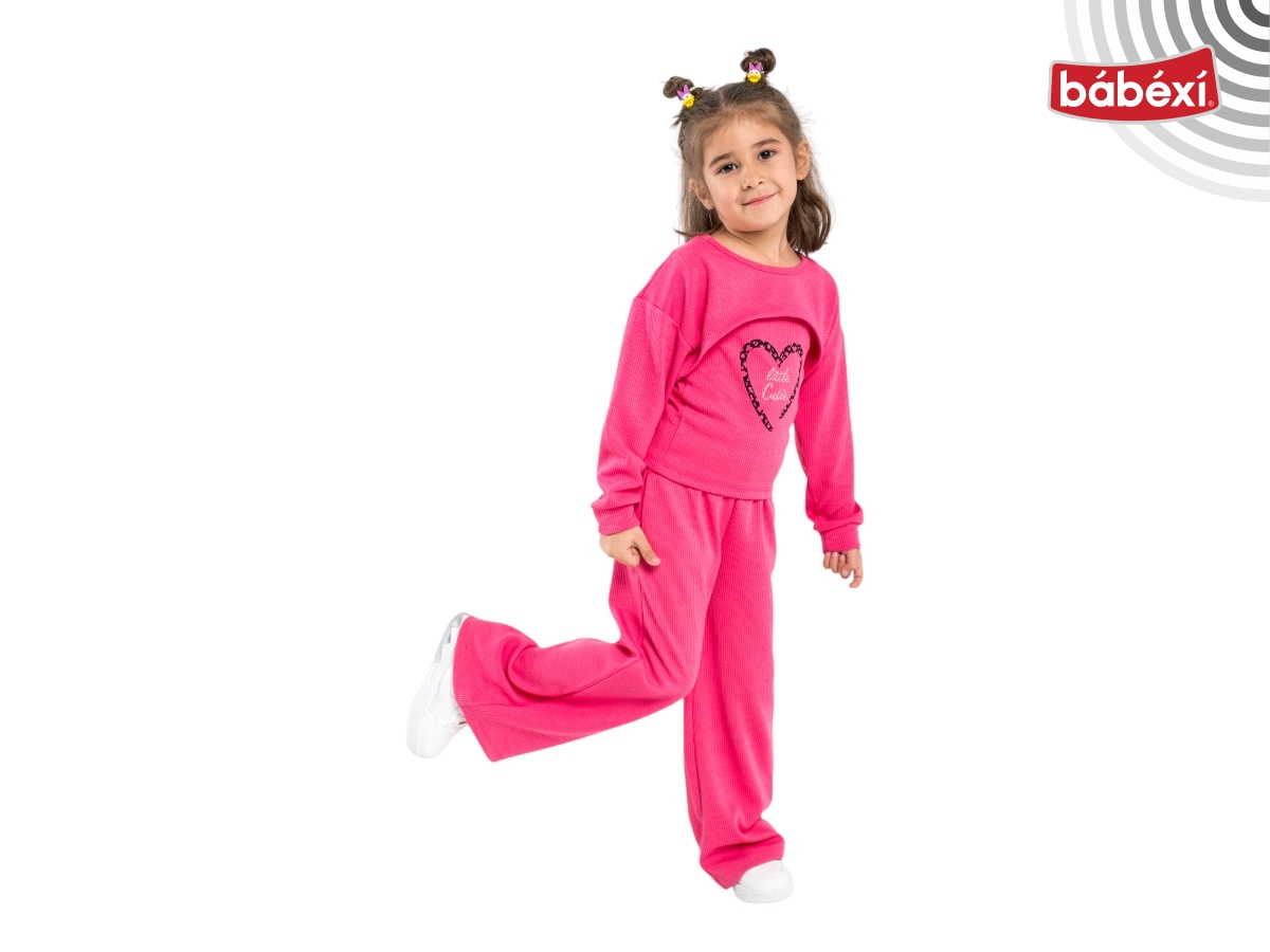 Kalp Baskılı 3lü Takım 5Y,6Y,8Y,7Y Kız
