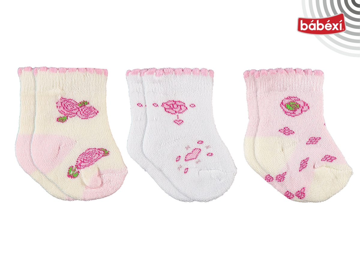 Kız Bebe Havlu Üçlü Set  1 Ay,6 Ay Kız