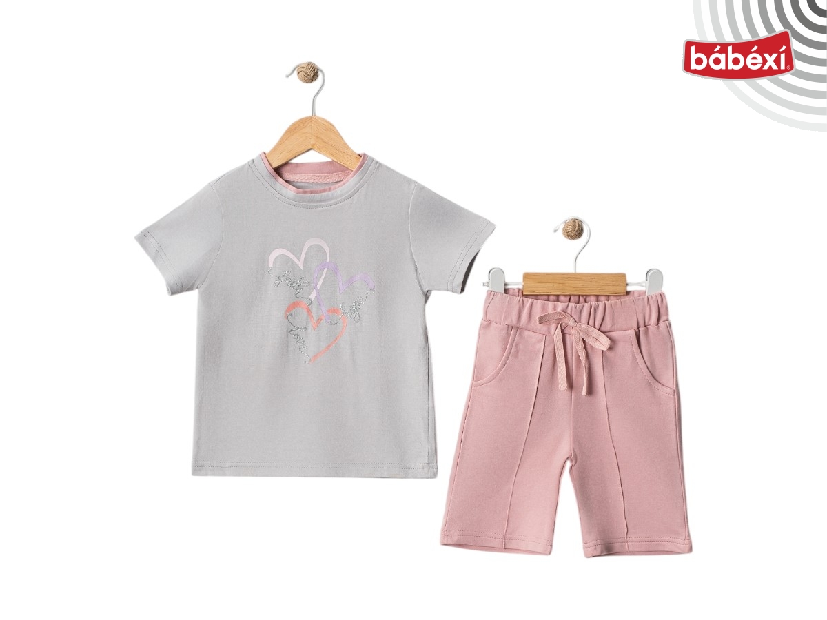 Kız Yazlık Üçlü Takım  6Y,7Y,8Y,9Y Kız