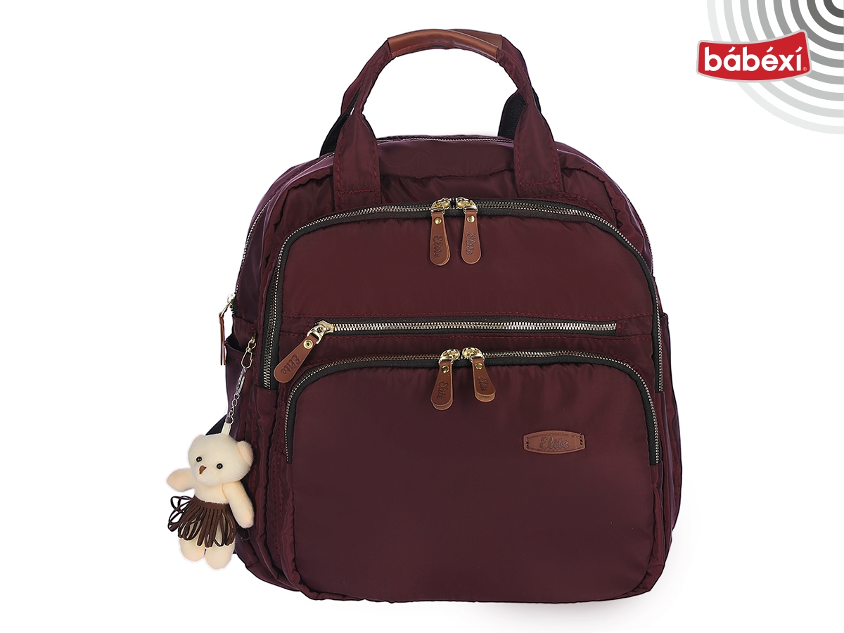 Luxury Toscana Bordo Bebek Bakım Çantası  Uni