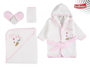 By Concon Rabbit Bornoz Lüx Set  Uni