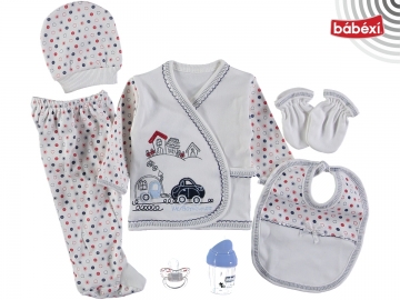 Arabalı Emzikli 7li Set 1 Ay,2 Ay,3 Ay Uni