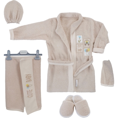 100% PAMUK BORNOZ SET 3Y Uni