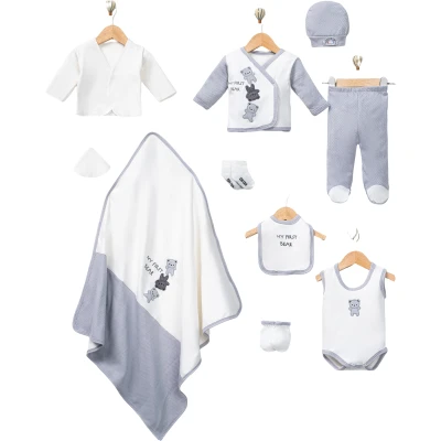 10LU CONCON ÜÇLÜ AYILAR LÜX SET 1 Ay,2 Ay,3 Ay Uni
