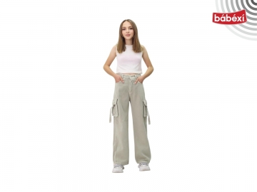KIZ KETEN PANTOLON 11Y,12Y,13Y,14Y,15Y Kız