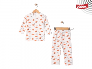Raporlu Yengeç Desen Pijama Takımı 12 Ay,2Y,3Y Uni