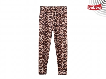 İnce Fitilli Leopar Desenli Klasik Tayt 9Y,10Y,11Y,12Y Kız