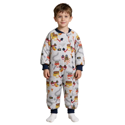 2.5 TOG ELYAFLI FERMUARLI UYKU TULUMU 12 Ay,5Y,6Y,7Y,8Y,18 Ay,2Y,3Y,4Y Erkek