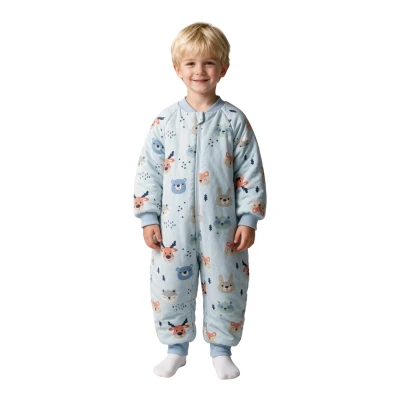 2.5 TOG ELYAFLI YANDAN FERMUARLI  UYKU TULUMU 12 Ay,2Y,3Y,4Y,5Y,6Y,7Y,8Y Erkek