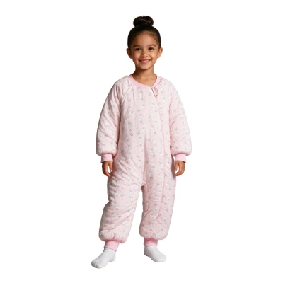 2.5 TOG ELYAFLI YANDAN FERMUARLI  UYKU TULUMU 12 Ay,2Y,3Y,4Y,5Y,6Y,7Y,8Y Kız