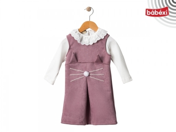 Süet Elbiseli Badili Takım 2Y,3Y,4Y,5Y Kız