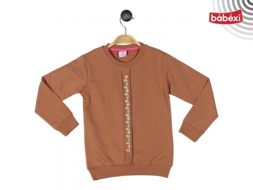 ÖN PİLE KANEVİÇE NAKIŞLI  SWEAT  9Y,10Y,11Y,12Y Kız